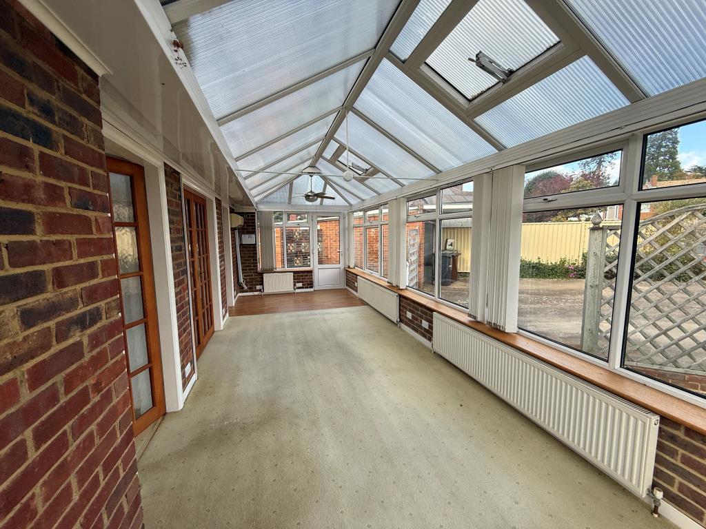 Lot: 124 - SEMI-DETACHED BUNGALOW FOR REFURBISHMENT - Conservatory